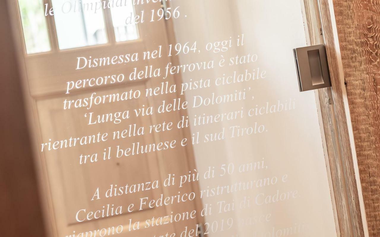 פייבה די קדורה Alla Stazion Locanda Nelle Dolomiti מראה חיצוני תמונה